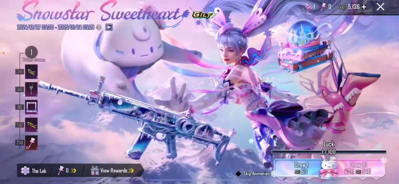 bgmi create opening 5k uc