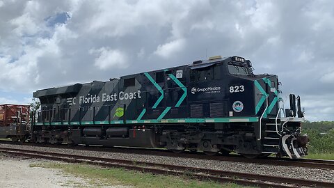 Florida East Coast Train led by 823