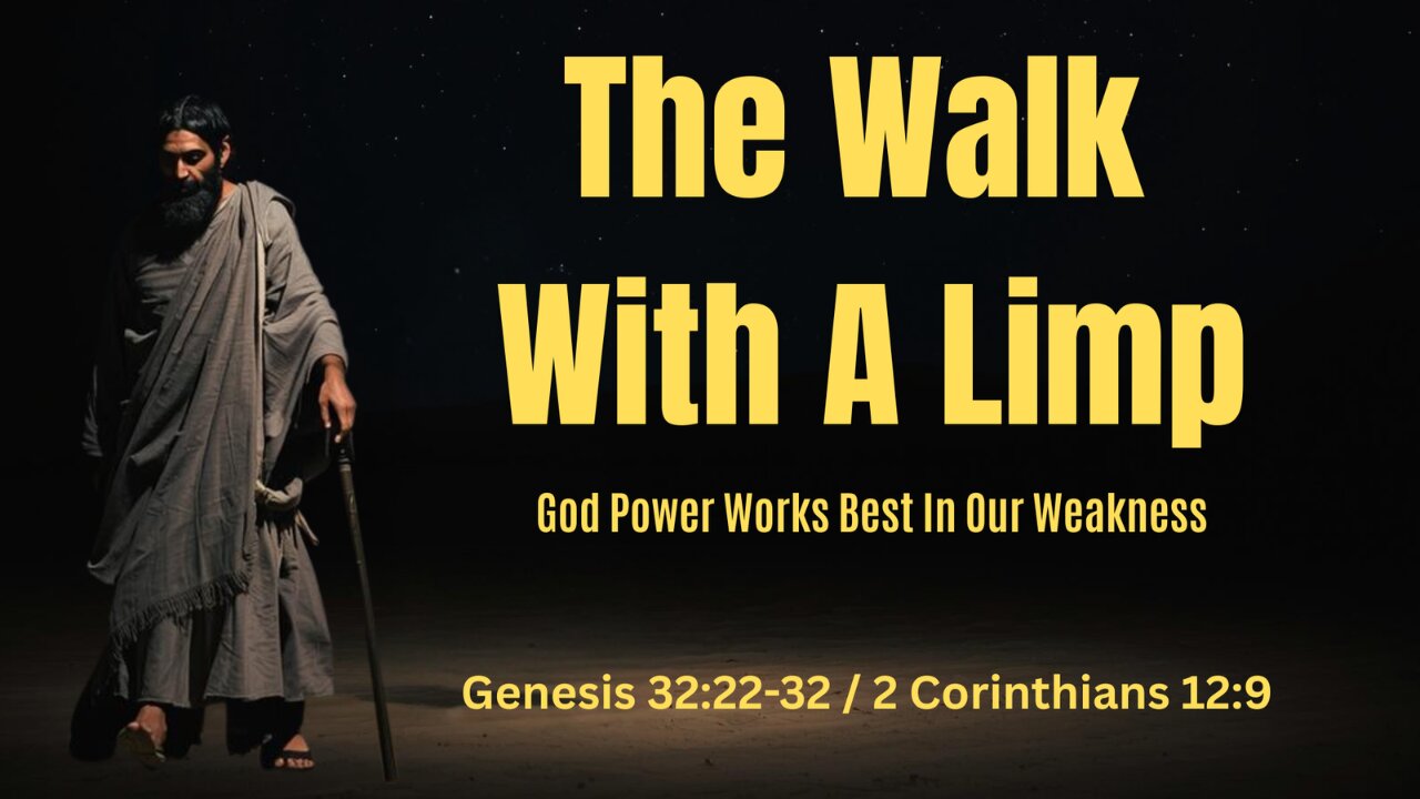 The Walk With A Limp (sermon only)
