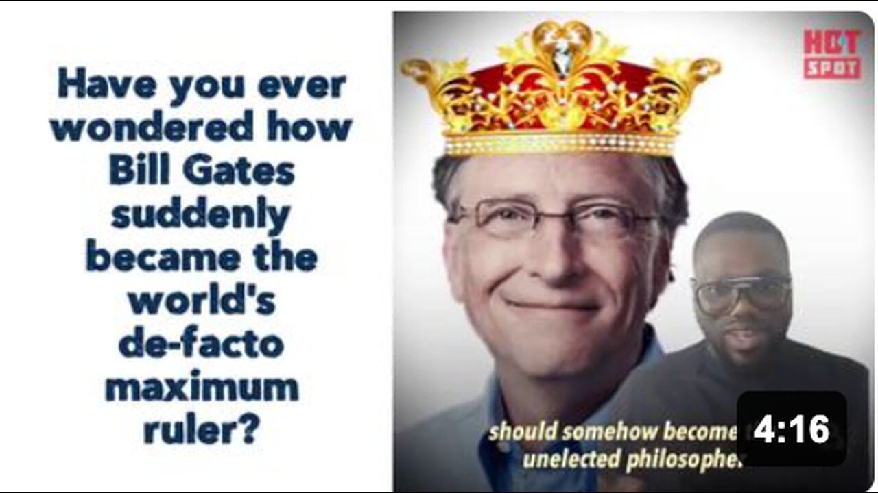 Have you ever wondered how Bill Gates suddenly became the worlds de-facto maximum ruler?