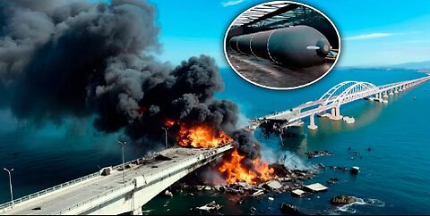 Strike on Crimean bridge with 5-ton explosives_ Attack with TOLOKA underwater drone from 2,000 km