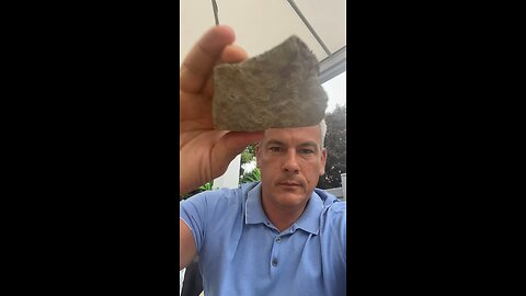 Holding onto a rock