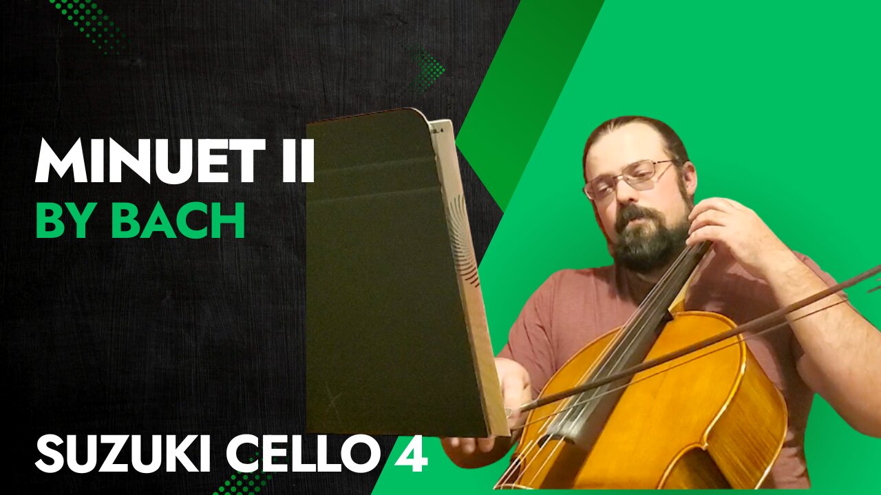 Minuet II Cello Tutorial from the Suzuki Cello Book Volume 4