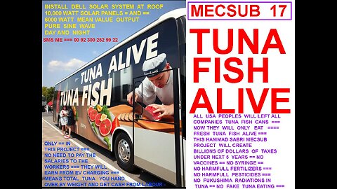 HOW TO GENERATE MASSIVE USA TAXES TO BOOST USA ECONOMY , EAT TUNA ALIVE , HIGHEST INCOME PROJECT