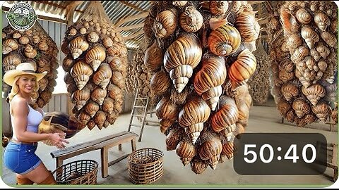 How Millions of Snails Are Processed – Incredible Snail Farming For Meat & Cosmetics