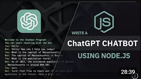 💻 Build a ChatGPT Chatbot with Node.js from Scratch! 🤖🚀 | Full AI Tutorial 2025