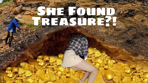 Girl Discovers Gold and Ancient Relics in a Hidden Cave | Survival Adventure & Treasure Hunt