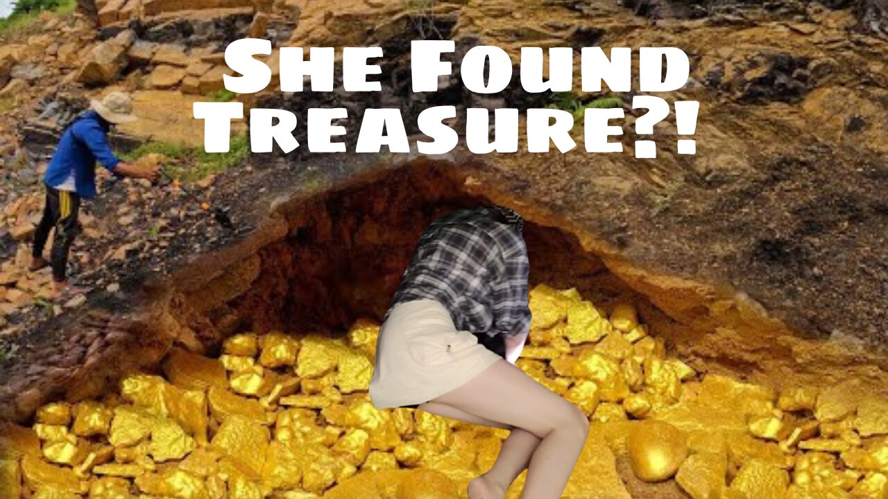 Girl Discovers Gold and Ancient Relics in a Hidden Cave | Survival Adventure & Treasure Hunt