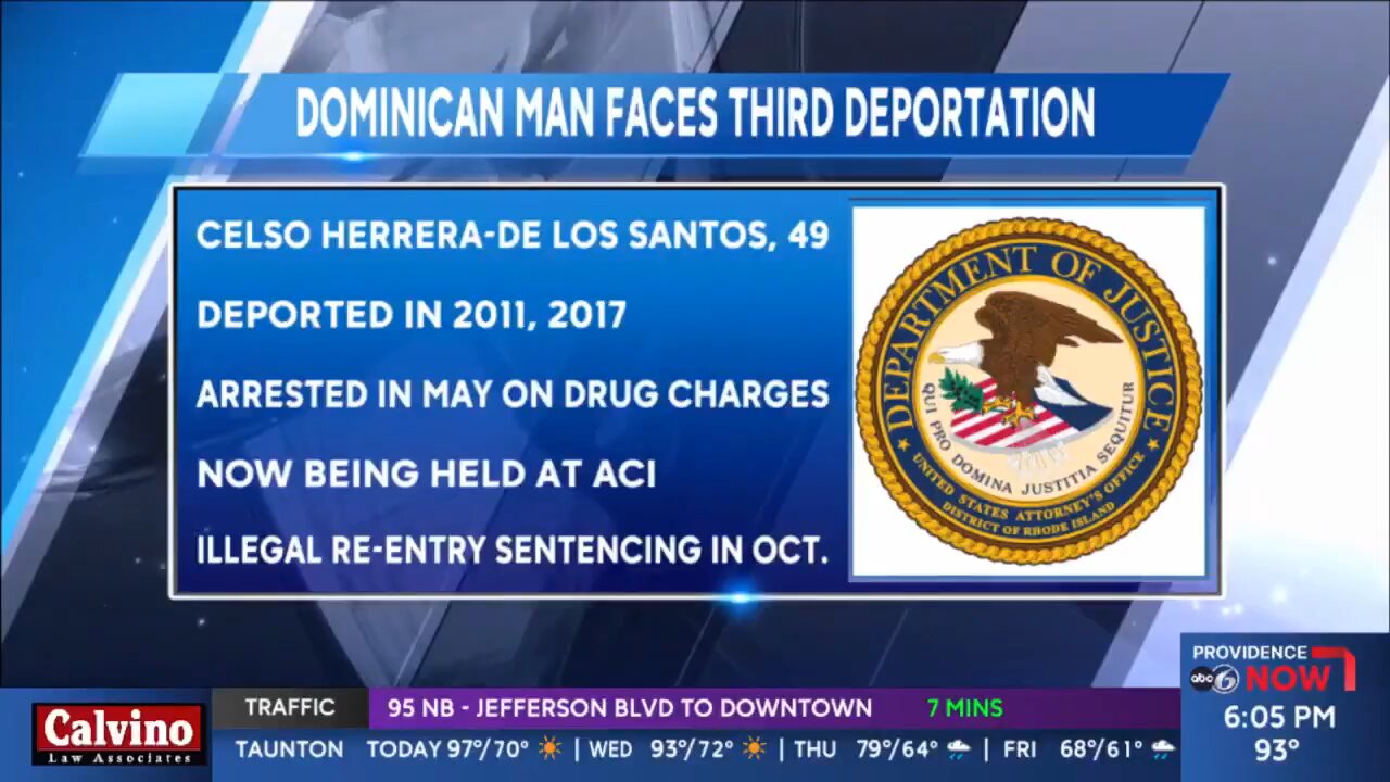 Rhode Island: Illegal from the Dominican Republic facing deportation after being arrested for