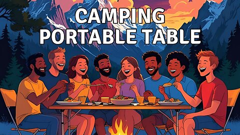 Perfect Portable Table for Camping & Outdoor Adventures!