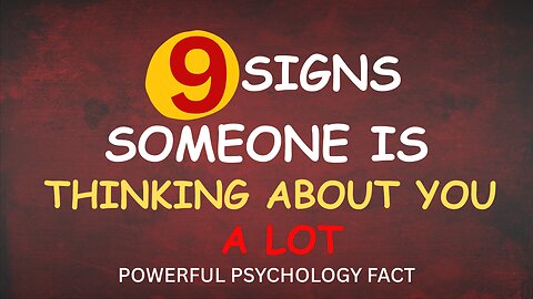 9 HIDDEN sign they really think about you | Psychology Fact