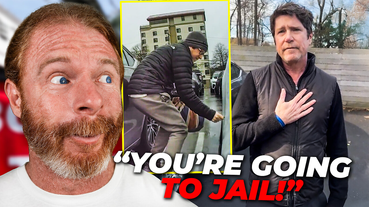 Tesla Vandilizer Gets Confronted Before Being Arrested!