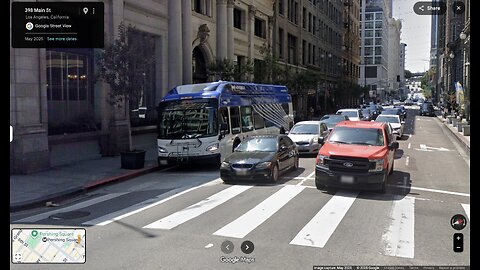 That is EveryOne Else Driving In 398 Main St Los Angeles, California Google Street View Grok Ai