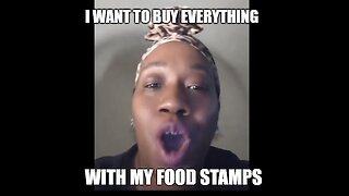 Black Parasite Drain On Society Wants To Buy Everything With Her Food Stamps