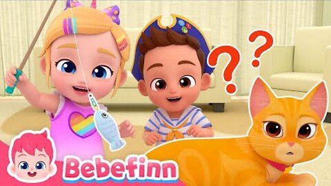 Let's Play with Our Kitty Boo! | Bebefinn Playtime Musical Stories