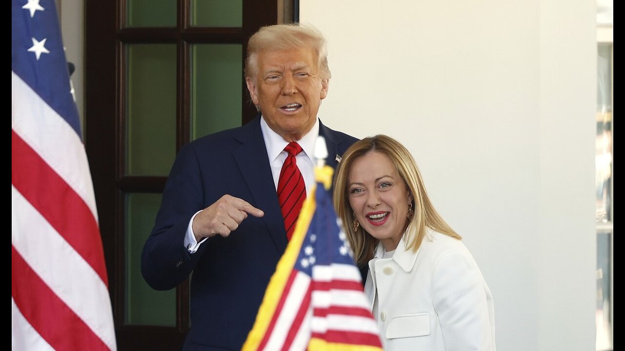 President Trump Welcomes Italy's PM Meloni to the White House
