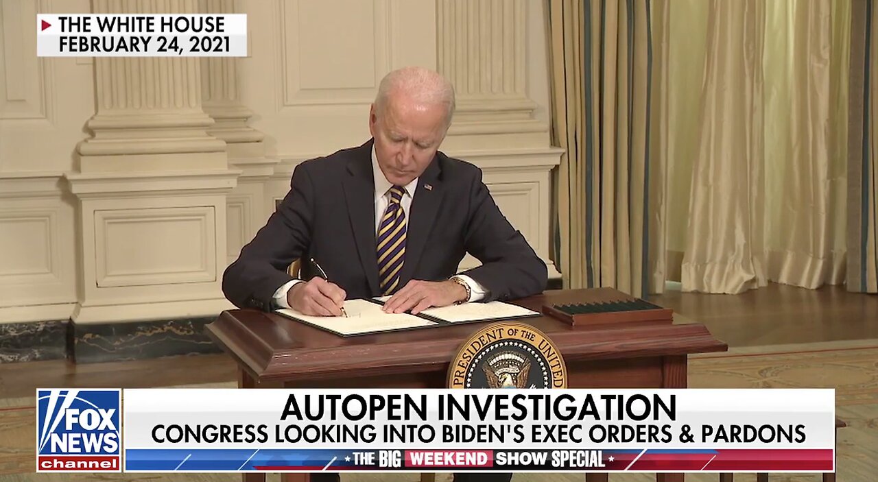 Congress Prepares To Investigate Validity Of Biden 'Autopen' Signatures