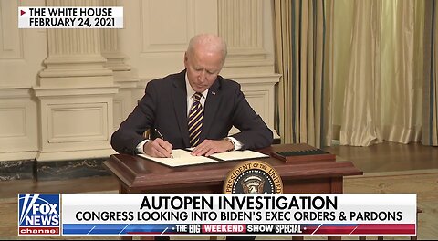 Congress Prepares To Investigate Validity Of Biden 'Autopen' Signatures