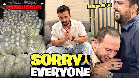 Chaudhary sab pranked us first time😒Am Sorry to all Rajab’s Family🙏🏻
