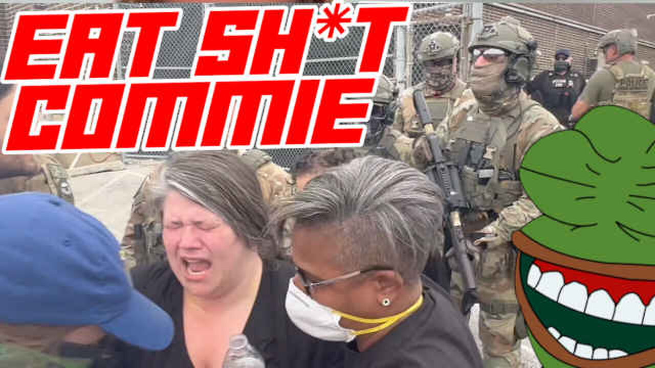 Law Enforcement Beats Up, Maces, Then Arrests Antifa Goofball