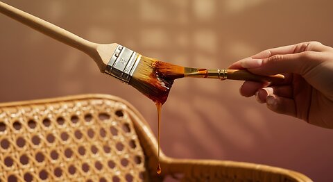 Rattan On Wood Sanding Application