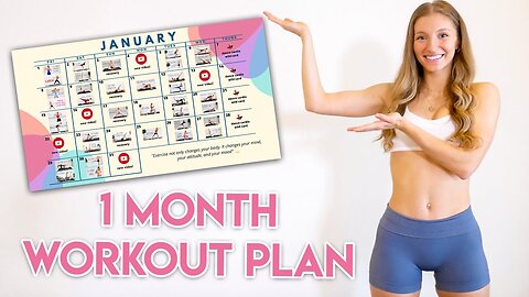 JANUARY WORKOUT CALENDAR 🗓️🔥 | Let’s Crush 2025 Together! 💪 #WorkoutWithMe