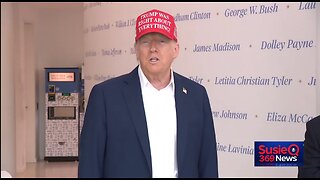 PRESIDENT DONALD TRUMP AT PEOPLE'S MUSEUM