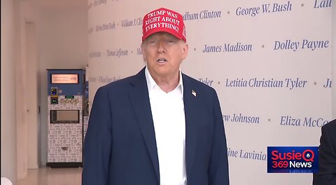 PRESIDENT DONALD TRUMP AT PEOPLE'S MUSEUM