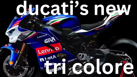 Ducati’s new v4 panigale tri colore