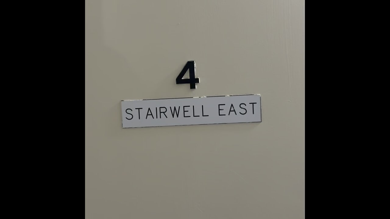 East stairwell Vantage Point condominiums