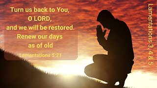 Lamentations 3, 4 & 5: Rebellion Wasn't Worth The Price