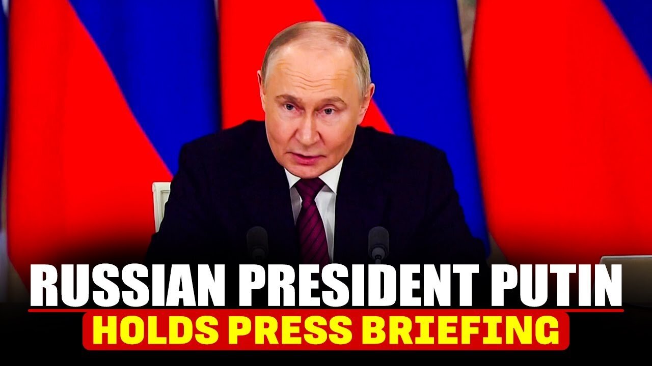 Russian President Vladimir Putin gives addresses press from the Kremlin | India Pakistan |S400