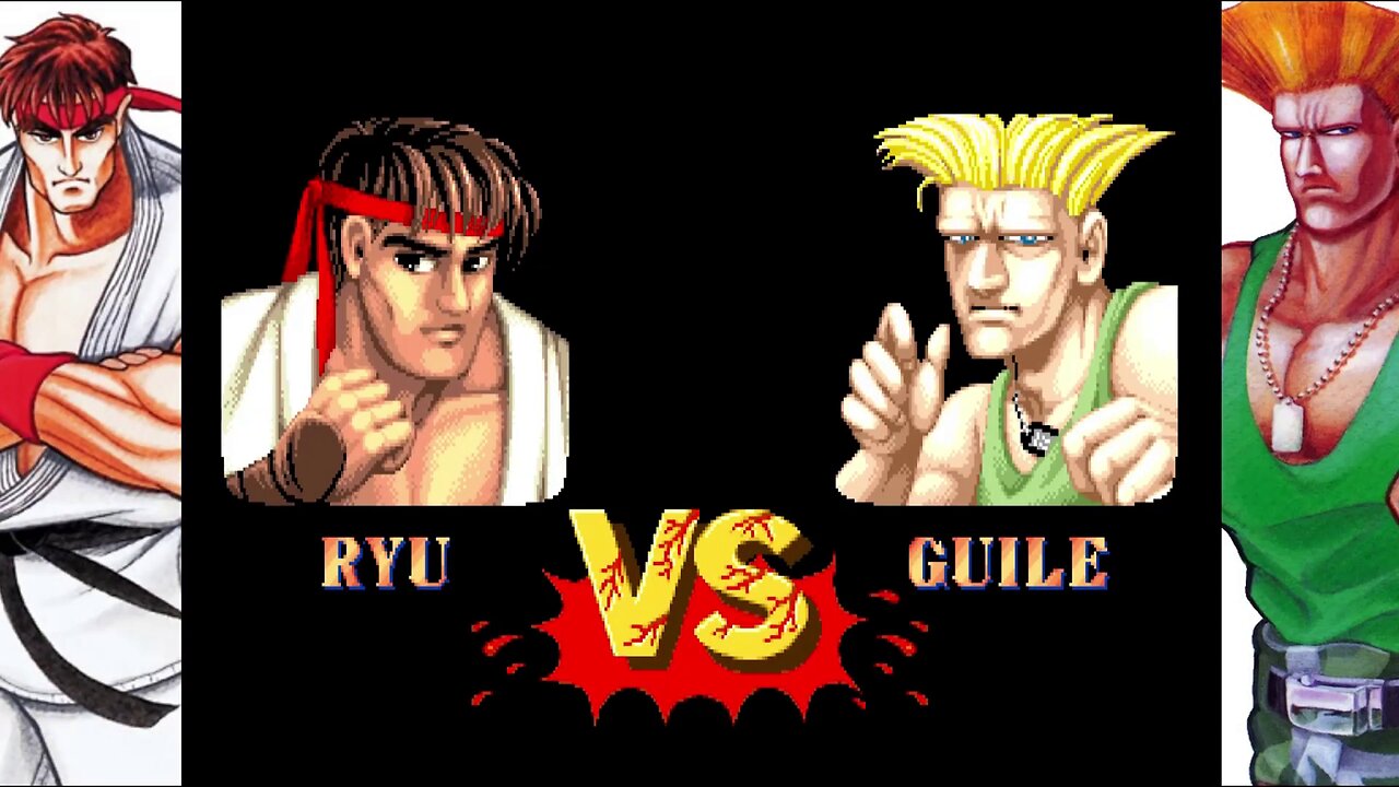 Street Fighter 30th Anniversary Collection: SFII (Steam) - Ryu vs. Guile