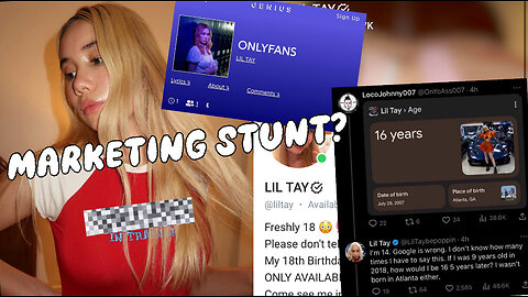 Lil Tay made an OnlyFans??? (Marketing stunt or sold her soul?)