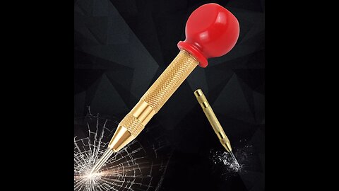 Spring Loaded Automatic Center Punch, For Hole Metal, Glass, Wood