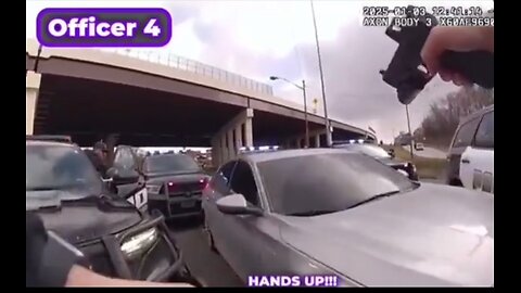 “‘HANDS UP!’ — Armed Officers End Crazy Chase Under Bridge!”