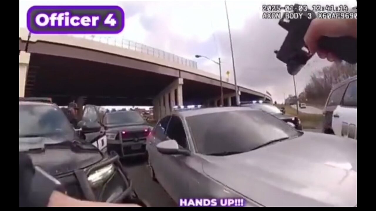 “‘HANDS UP!’ — Armed Officers End Crazy Chase Under Bridge!”