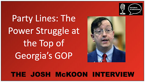 Josh McKoon GA GOP Chairman - Party Lines: The Power Struggle at the Top of Georgia’s GOP