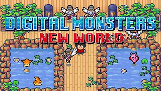 Digital Monsters New World - Fan-made Game has 128 playable Digimon, a new story, a new region