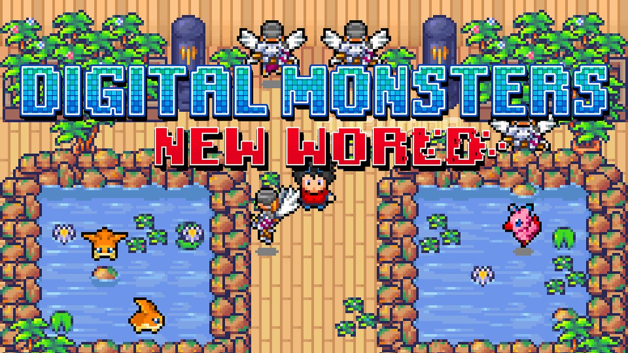 Digital Monsters New World - Fan-made Game has 128 playable Digimon, a new story, a new region