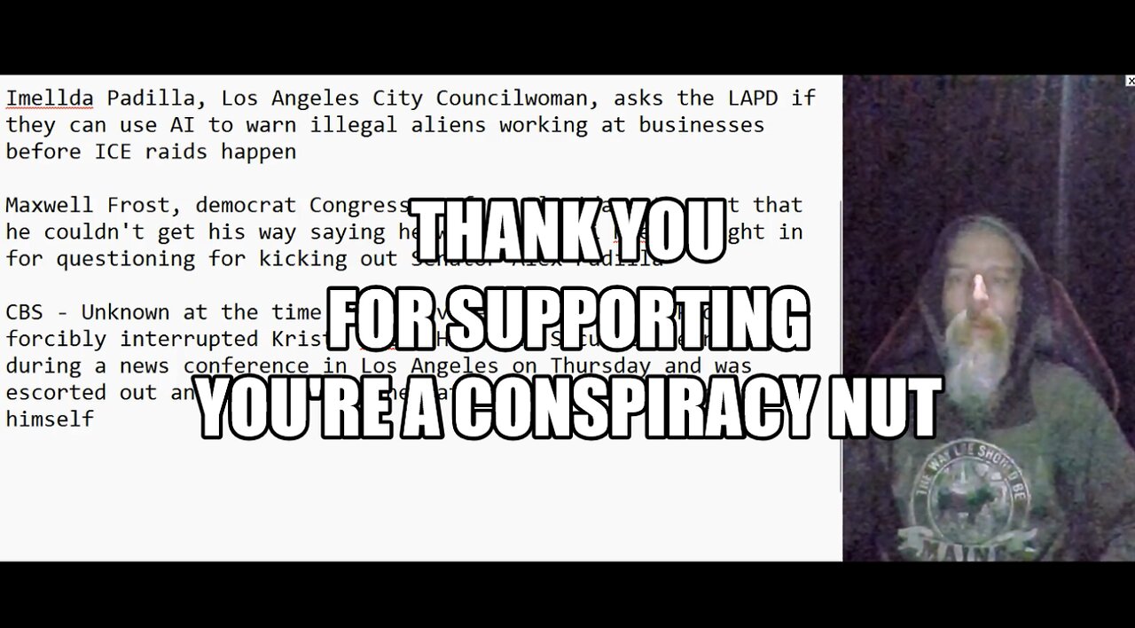 Imellda Padilla-use AI to warn Illegals in LA, Politcal Theater, Sen. Alex Padilla put in handcuffs