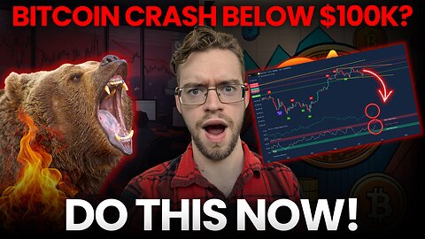 Bitcoin Will CRASH Below $100k If This Happens TradeConfident.io