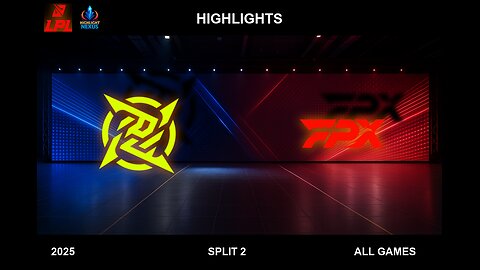 NIP vs FPX ALL GAMES Highlights - LPL 2025 Split 2 - Ninjas in Pyjamas vs FunPlus Phoenix