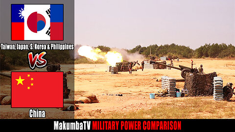 Japan, South Korea & Taiwan vs China 2025 | Military Power