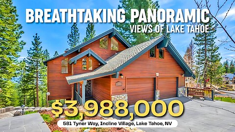 Inside an EXCEPTIONAL LUXURY Home with Breathtaking Views of Lake Tahoe