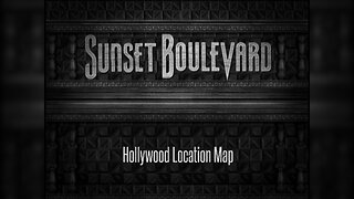 Sunset Boulevard - Hollywood Location Map