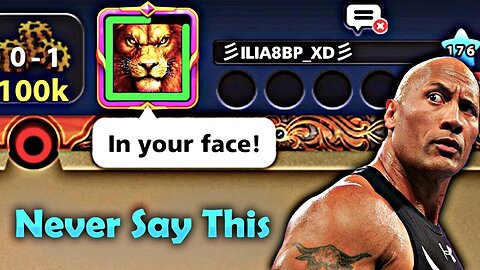 He Will Never Say “IN YOUR FACE” To Me Again😉 Miniclip 8 Ball Pool