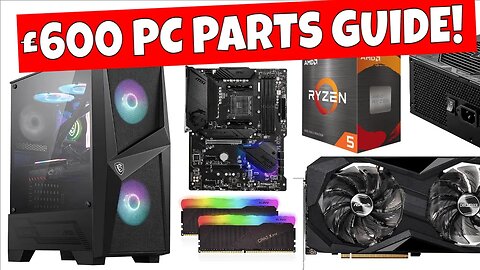£600 Budget NEW Gaming PC Build Parts Guide Autumn Fall 2024 - All NEW Parts