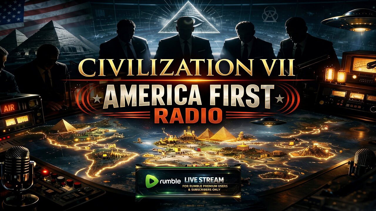America First Radio: Civ 7 Game Play & ICE & Trump Talk *SUB ONLY*