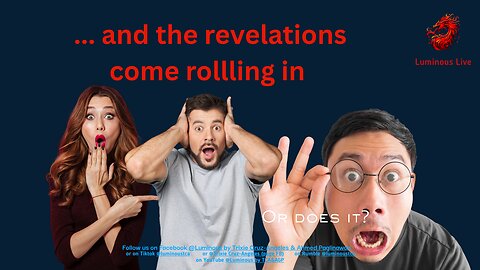 ... and the revelations come rolling in